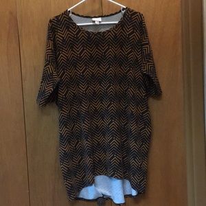 LuLaRoe Irma black and copper
